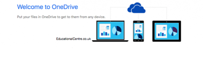 OneDrive logo header modified