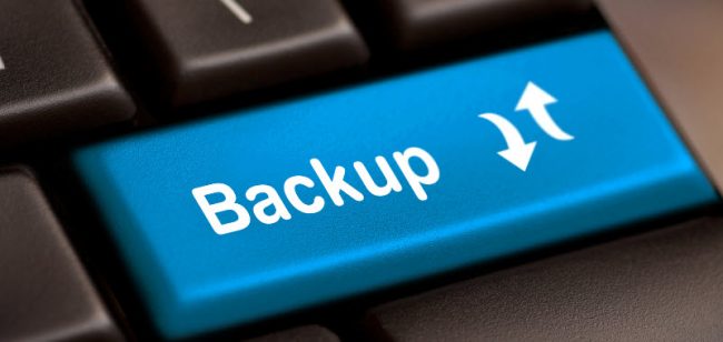 backup header