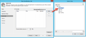 Veeam and Nimble Storage Integration - SureBackup - Create SureBackup Job - Select Linked Jobs