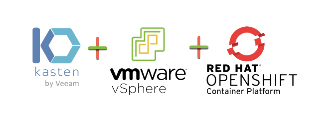 kasten vmware red hat openshift header