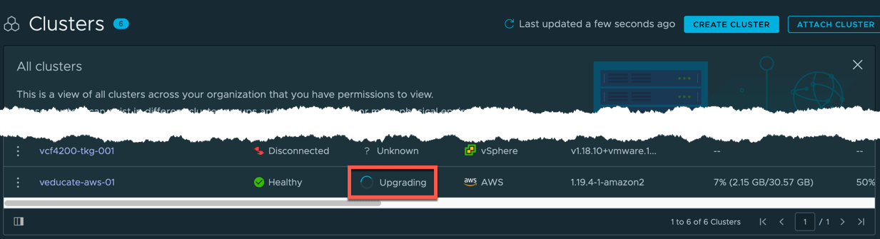TMC - Cluster Upgrading 2