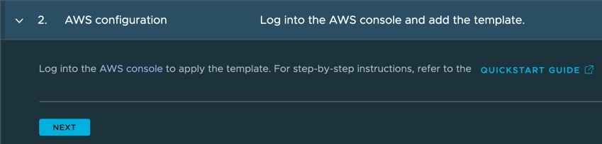 TMC - Create AWS cluster lifecycle management provider credential - AWS configuration