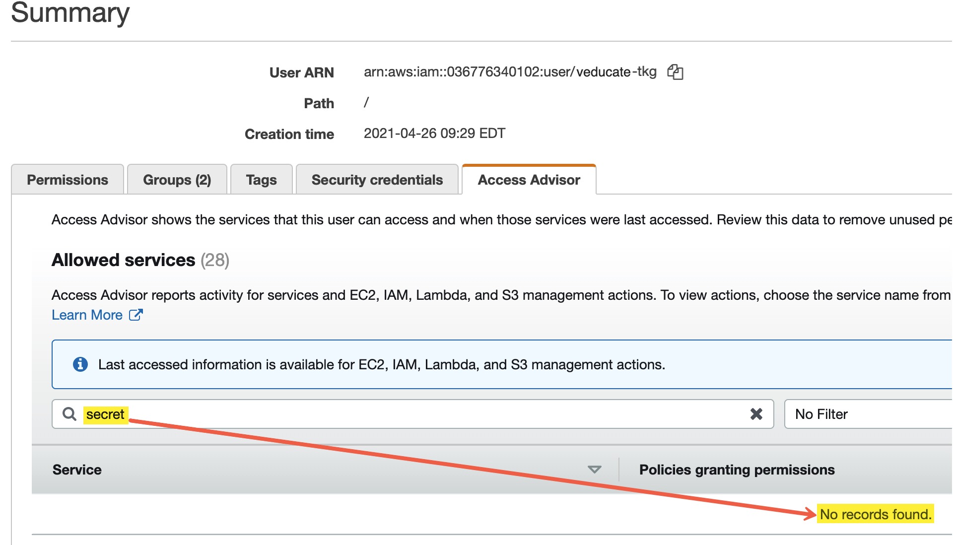 TKG AWS ARN Access