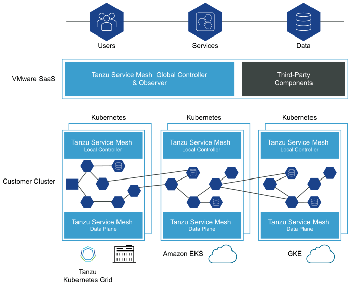 Tanzu Service Mesh - Logical Overview