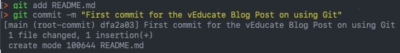 git add - git commit