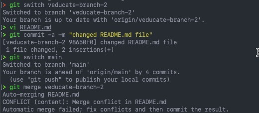 git merge - Automatic merge failed fix conflicts and then commit the result