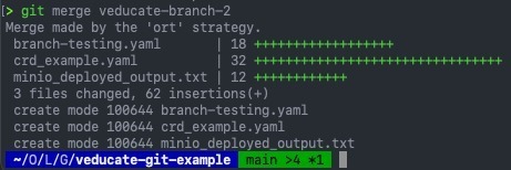 git merge - Merge made by the ort strategy