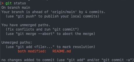 git merge - git status - You have unmerged paths