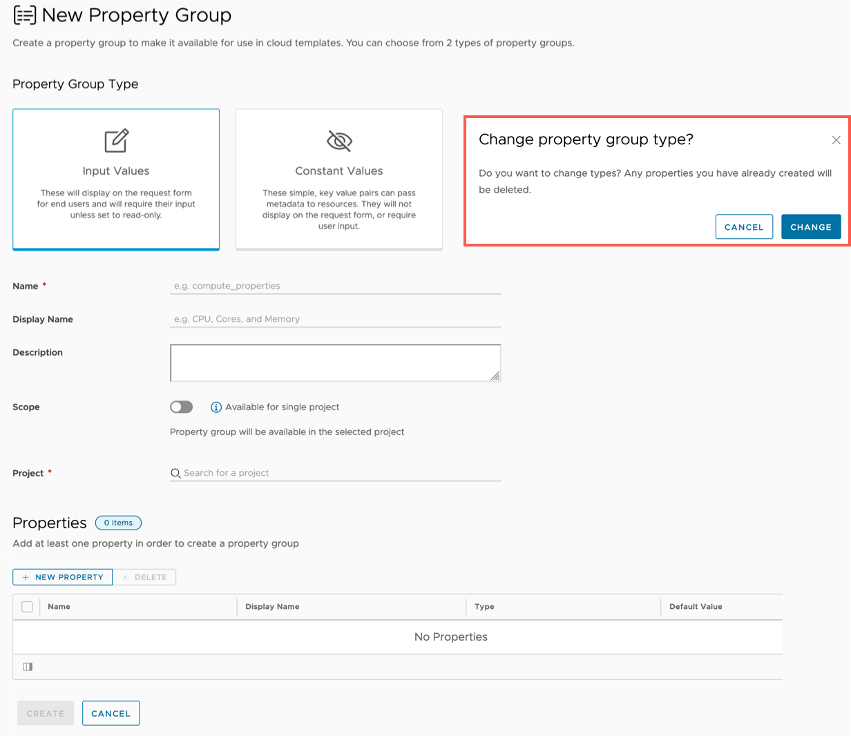 vRA - New Property Group - Property Group Type