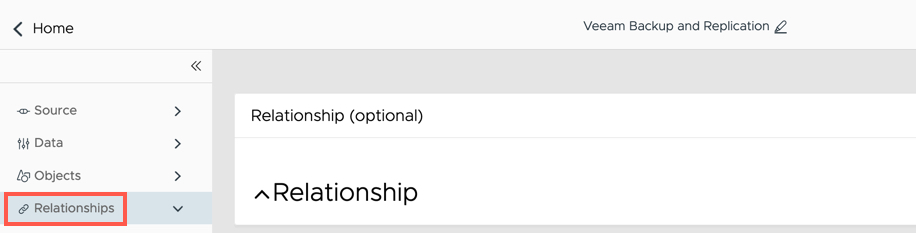 vRealize Operations Management Pack Builder - Relationship - New Relationship