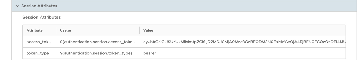 vRealize Operations Management Pack Builder - data source - Authentication type - Session Attributes