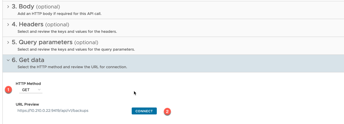vRealize Operations Management Pack Builder - data source - Get Data