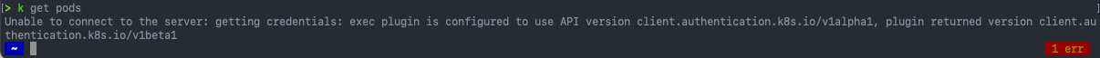 eks - aws-iam-authenticator - unable to connect to cluster