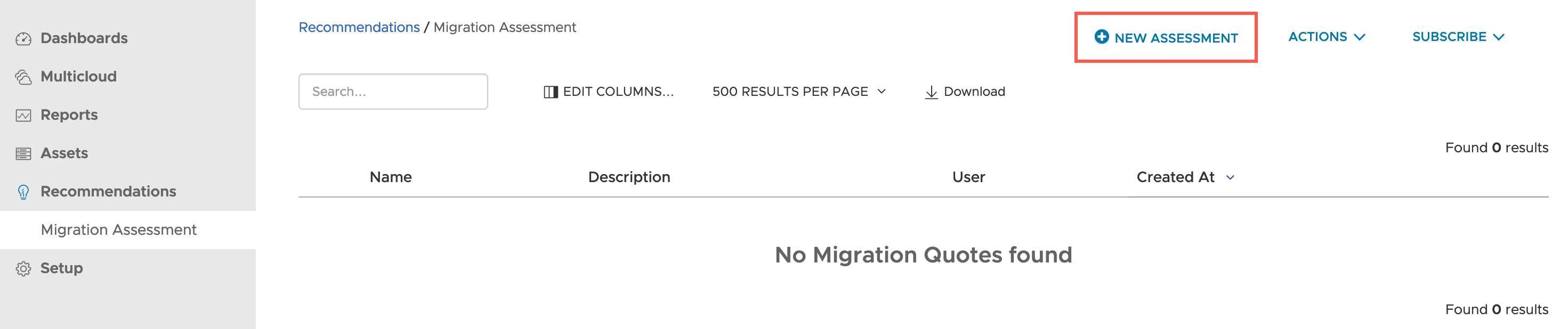 vRealize Operations - CloudHealth Integration - CloudHealth - Data Center - Recommendations - Migration Assessment