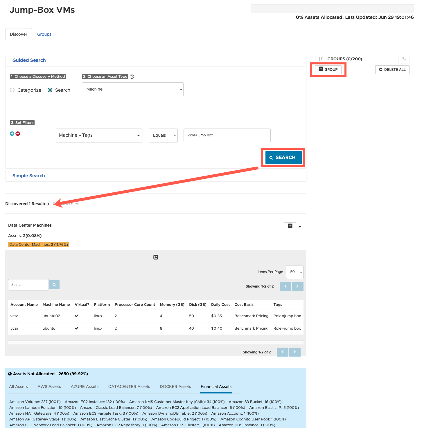 vRealize Operations - CloudHealth Integration - CloudHealth - Data Center - Setup - New Perspective - Configuration