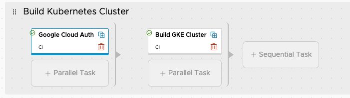 vRA GKE - Pipeline - Model - Stage - Build Kubernetes Cluster