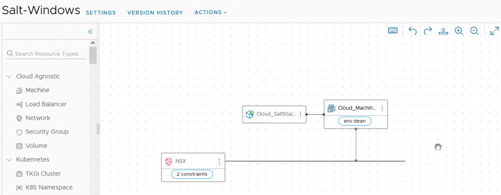 vRA SaltStack Config - Windows - Basic Cloud Template - Cloud.SaltStack