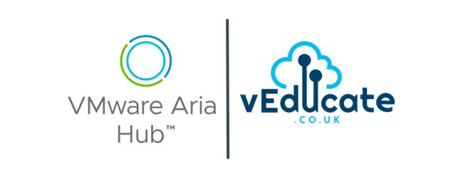 VMware Aria Hub Header